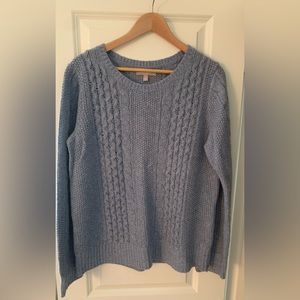 Like new- Banana Republic cotton blend crew neck sweater